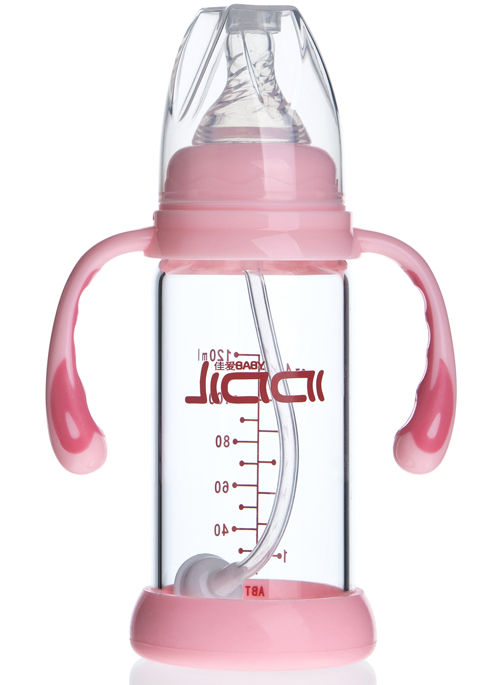 佳愛防摔晶鉆玻璃奶瓶(標準口徑)120ml