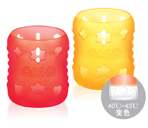 愛(ài)樂(lè)寶感溫變色硅膠套(150ml寬口徑)