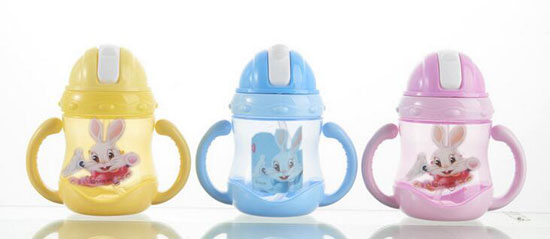 多尼熊嬰兒吸管式水杯