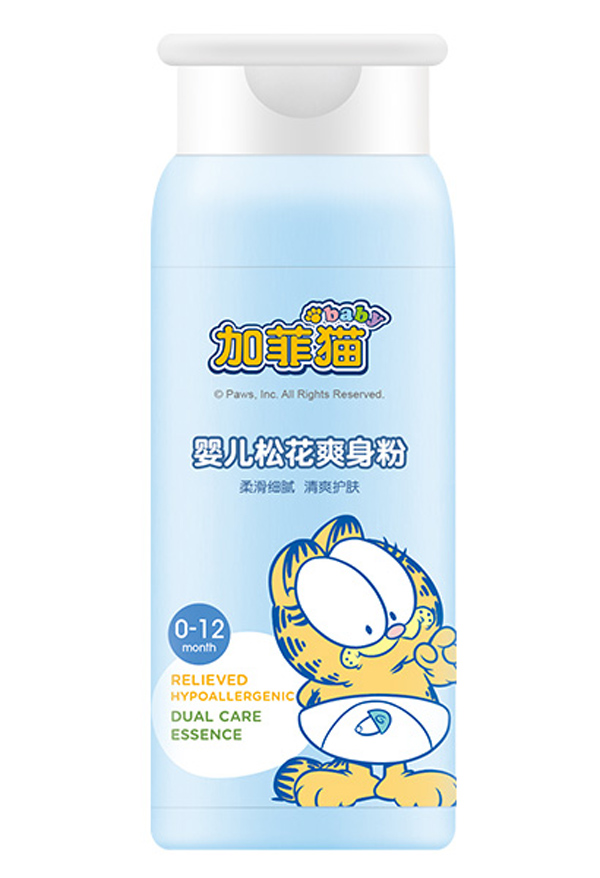 加菲貓嬰兒松花爽身粉