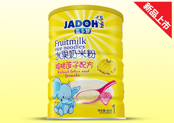 嘉多慧核桃蓮子配方-水果奶米粉