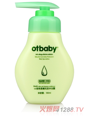 otbaby多效柔嫩洗發(fā)沐浴露180ml