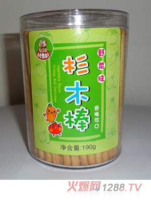 河馬莉杉木棒餅干野菜味