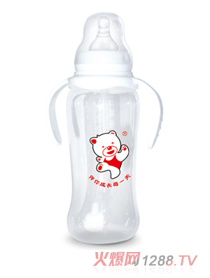 Babykin（貝沁）標(biāo)口弧形PP奶瓶300ML