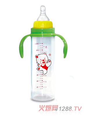 Babykin（貝沁）標口直身高硼硅玻璃奶瓶240ML