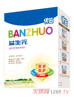 伴茁益生元益生元護(hù)暢營(yíng)養(yǎng)米粉盒裝250g