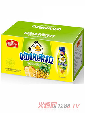 聰聰牛呦呦果粒菠蘿400ml×15瓶