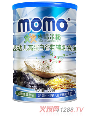 momo高蛋白棗味米粉