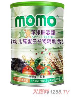 momo高蛋白棗味蘋果麥粉