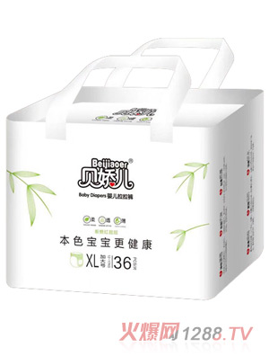 貝嬌兒本色嬰兒拉拉褲XL36