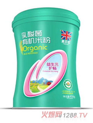 英貝臣益生元護(hù)暢乳酸菌有機(jī)米粉