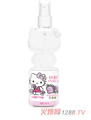 Hello Kitty初酷植物萃取怡神花露水