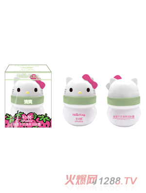 Hello Kitty初酷草莓牛奶清爽潤膚霜