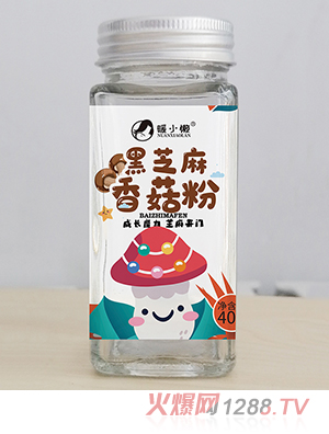 暖小懶黑芝麻香菇粉