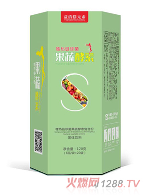 益清膳元素嗜熱鏈球菌果蔬酵素120g