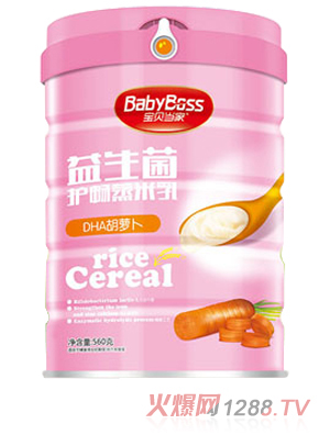 寶貝當(dāng)家DHA胡蘿卜益生菌護(hù)暢蒸米乳-聽裝