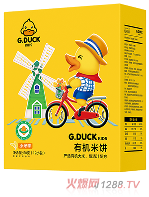 G.DUCK小黃鴨有機(jī)米餅 小米味