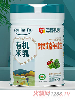 金盾優(yōu)貝有機(jī)米乳 果蔬多維