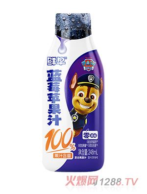 鮮早汪汪隊藍莓蘋果汁248mL